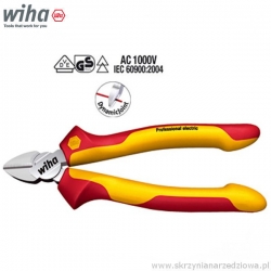 Szczypce ucinaczki 140mm do cięcia bocznego izolowane VDE 1000V Wiha Professional Z12006 ( 26737 )