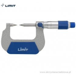 Mikrometr ze stożkowymi końcówkami pomiarowymi 0-25mm Limit (95640108)