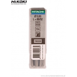 Wiertło do metalu HSS-G DIN 338 fi 6,1 mm długość całkowita 101mm 10 szt. Hikoki (780322)