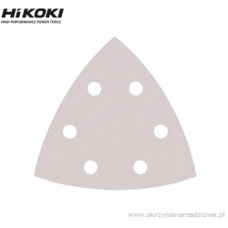 Papier ścierny na rzep do szlifierki DELTA 94mm P80 6H tlenek aluminium 10 szt. Hikoki (753413)