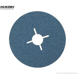 Tarcza fibrowa fibra do INOX 180mm P80 25 szt. Hikoki (753527)