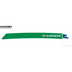 Brzeszczot do metalu 225,0/203,5x19,0x0,90mm 14TPI do piły szablastej 5szt. RCM41B wygięty Hikoki (752677)