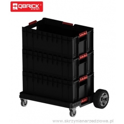 Set: Qbrick system ONE (TRANSPORT PLATFORM + 3 ONE BOX) zestaw 3 skrzynek narzędziowych na kołach