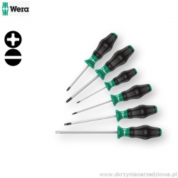 Zestaw wkrętaków płaskich i krzyżowych PH Wera 6cz (05031551001)