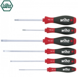 Zestaw wkrętaków płaskich krzyżowych PZ SoftFinish 6-cz Wiha 302ZK6SO ( 07153 )