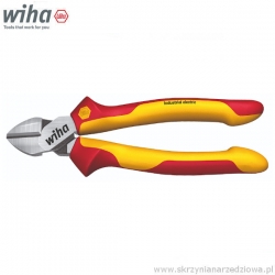 Szczypce ucinaczki 140mm do cięcia bocznego izolowane VDE 1000V Wiha Industrial Z 12 1 09 (43327)