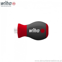 Wkrętak z uchwytem na bity 1/4" magnetyczny Stubby SoftFinish Wiha 281 01 (29463)