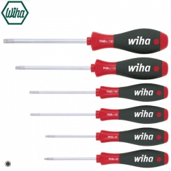 Zestaw wkrętaków TORX gwiazdka z otworem TH10-TH40 SoftFinish 6-cz Wiha 362TRK6 ( 24506 )