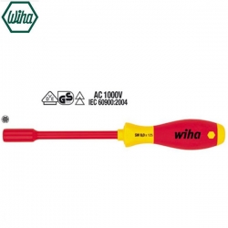 Wkrętak nasadka sześciokątna 15mm izolowany 1000V VDE SoftFinish electric Wiha 323N ( 00866 )