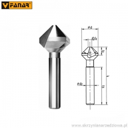 Pogłębiacz stożkowy 10,4mm 90° HSS DIN335-C Fanar (T1-040010-0104)