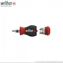 Wkrętak z magazynkiem bitów Stubby płaskie PH PZ HEX Torx 7cz Wiha 3802 (43613)