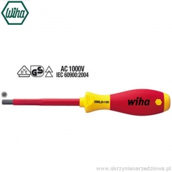 Wkrętak sześciokątny HEX 8mm izolowany 100V VDE SoftFinish electric Wiha 323N ( 30366 )