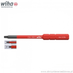 Bit czworokątny #1 x 75mm izolowany 1000V VDE slimBit electric Wiha 283117 (35510)